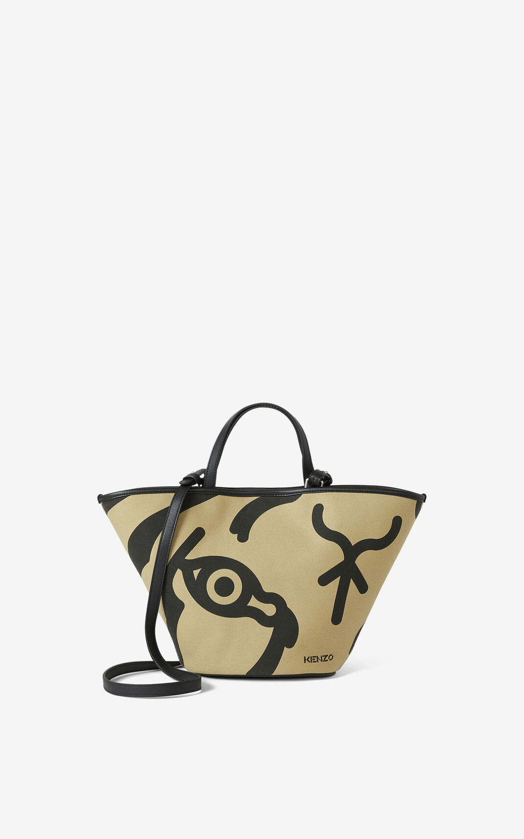 Kenzo Arc small on strap Bolso De Mano Mujer Beige | 7368540-JU